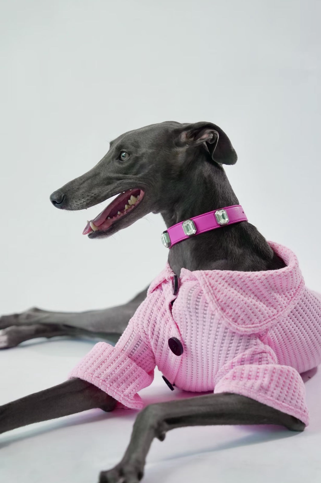 RIX CHIC BabyPink T-Shirt 华夫格两脚衣 image 3