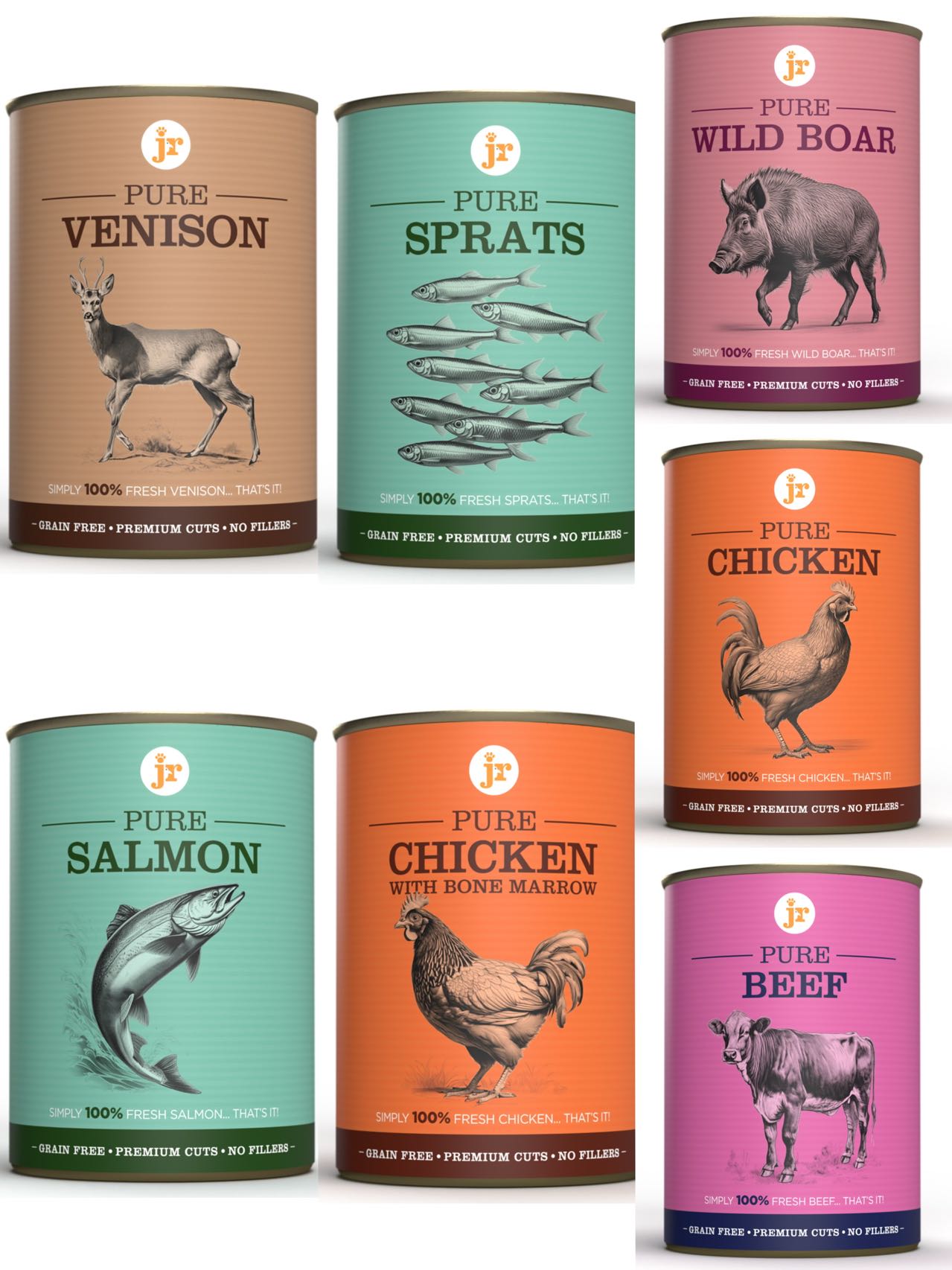 Jr Pure Topper/Mixer-400g[Jr单一纯肉宠物罐头-400g] image 0