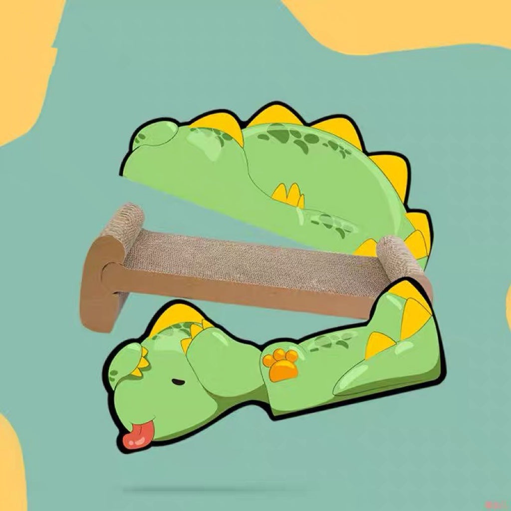 Sleeping Dragon Scratching Board[呆呆龙猫抓板猫窝] image 1