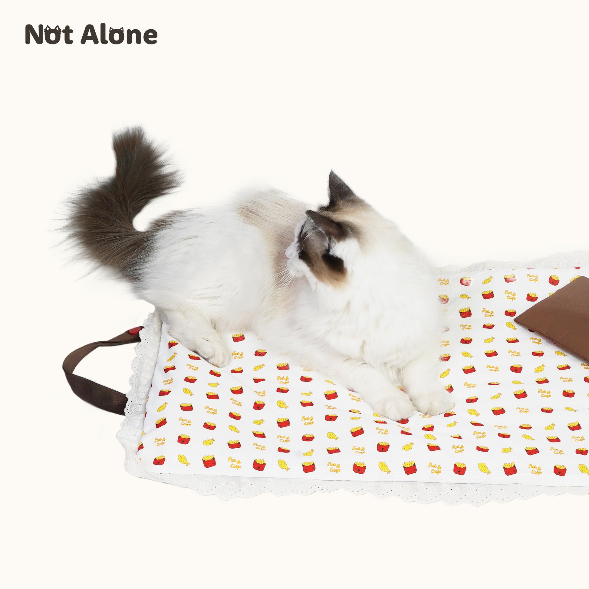 Not Alone-Fish&Chips Folding Pet Blanket[不孤岛-便携式可折叠宠物窝垫包] image 7