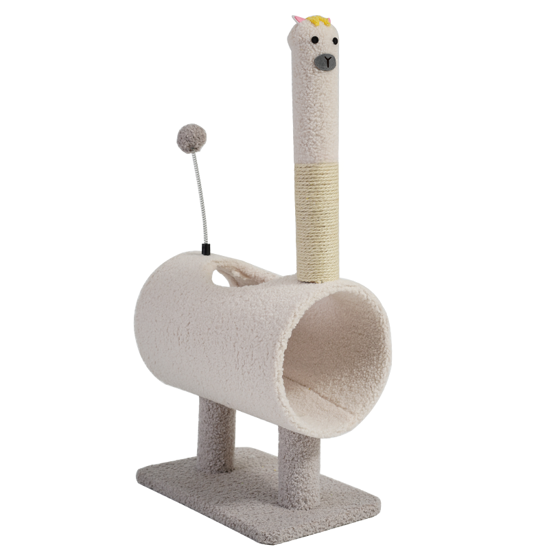 Animal Series Scratcher Post-4Types[小动物系列抓柱玩具-4种小黄鹿/绅士鸡/小笨驼/小丑牛] image 11