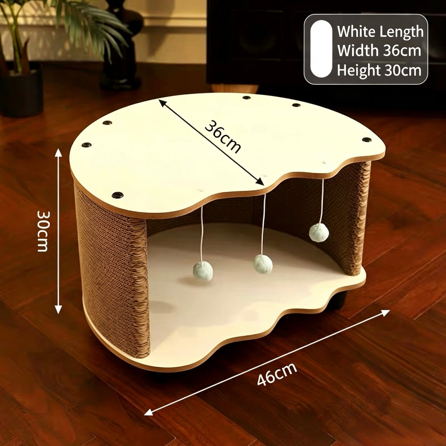 NEW ARRIVALS - Egg Scratcher Bed-2 Colours[蛋壳瓦楞纸猫窝-2种颜色]