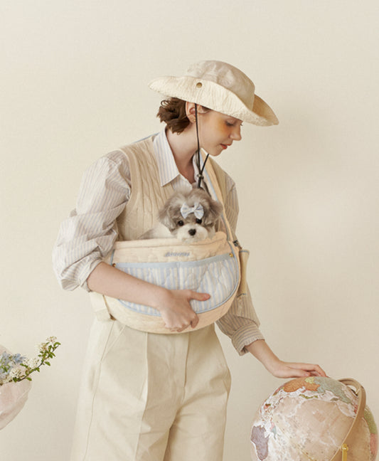 Seoru-Mesh Valentine Bag:M blue[Seoru-新款Mesh Valentine单肩包带可折叠透气网:M号迷雾蓝] image 0