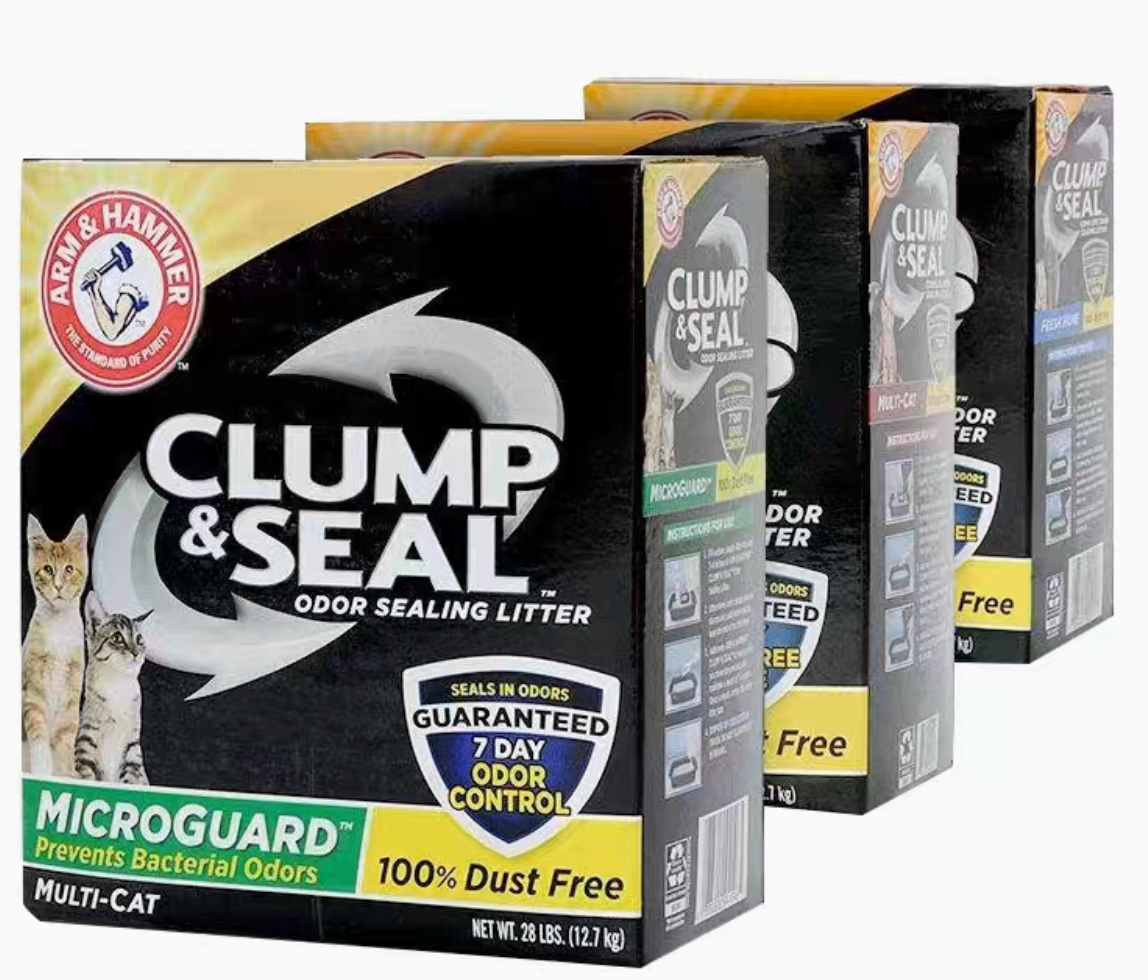 ARM&HAMMER Clump&Seal Odor Sealing Clumping Litter[美国铁锤猫砂] image 0
