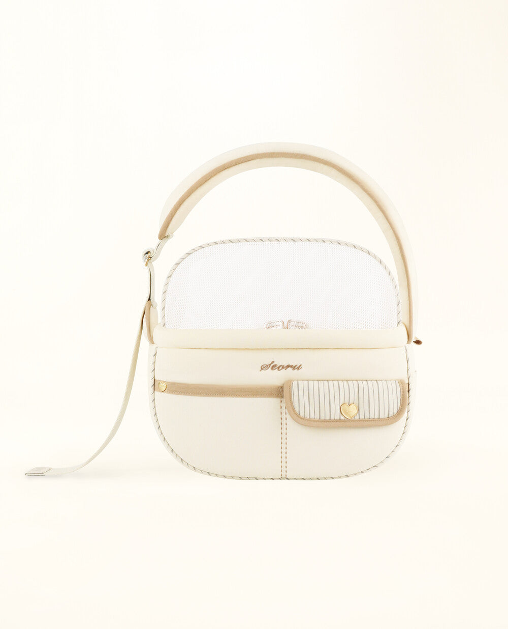 Seoru-Soft Valentine Bag: Sand Beige[Seoru-Valentine系列宠物挎包:沙米色] image 3