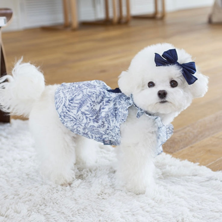 CocoChien Vintage Dress[韩国CocoChien复古印花连衣裙] image 4