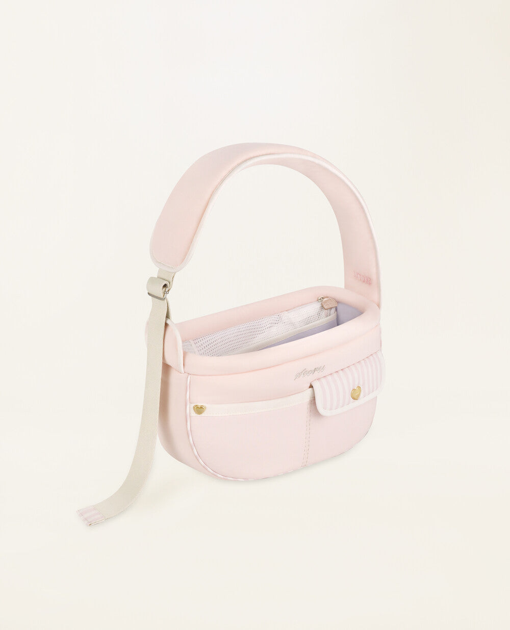 Seoru-Soft Valentine Bag: Milk Pink[Seoru-Valentine系列宠物挎包: 奶油粉] image 4