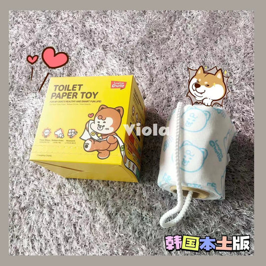 Laughing Charlie Playing Toy-Toilet Roll Style[韩国Laughing Charlie卷纸玩具(猫狗兼用)] image 0