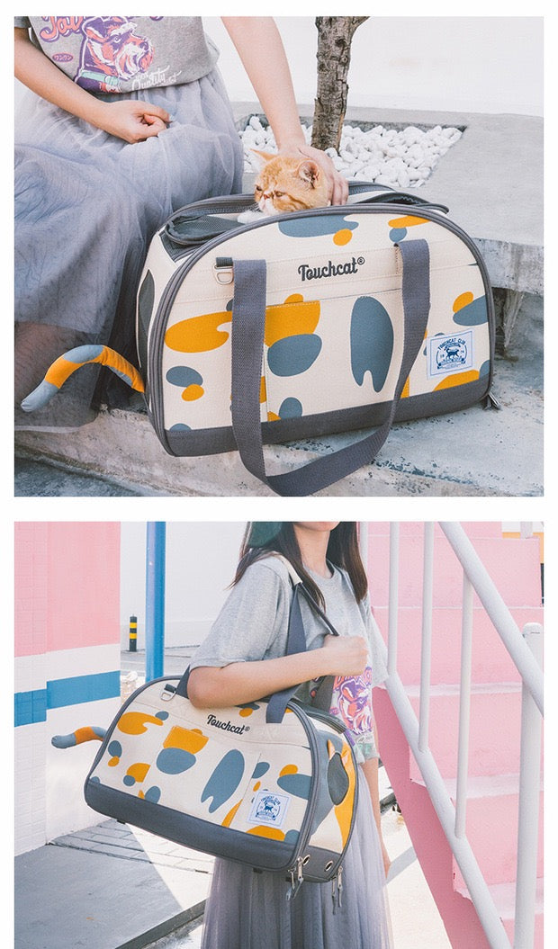 Touch Cat Carrier Bag - With Tail (外出猫包(带尾巴款)) image 1