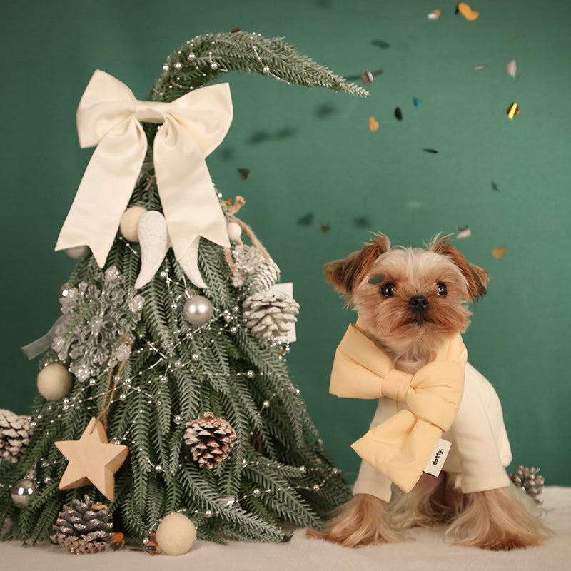 Dotty Lab Bowknot Puffed Scarf image 5