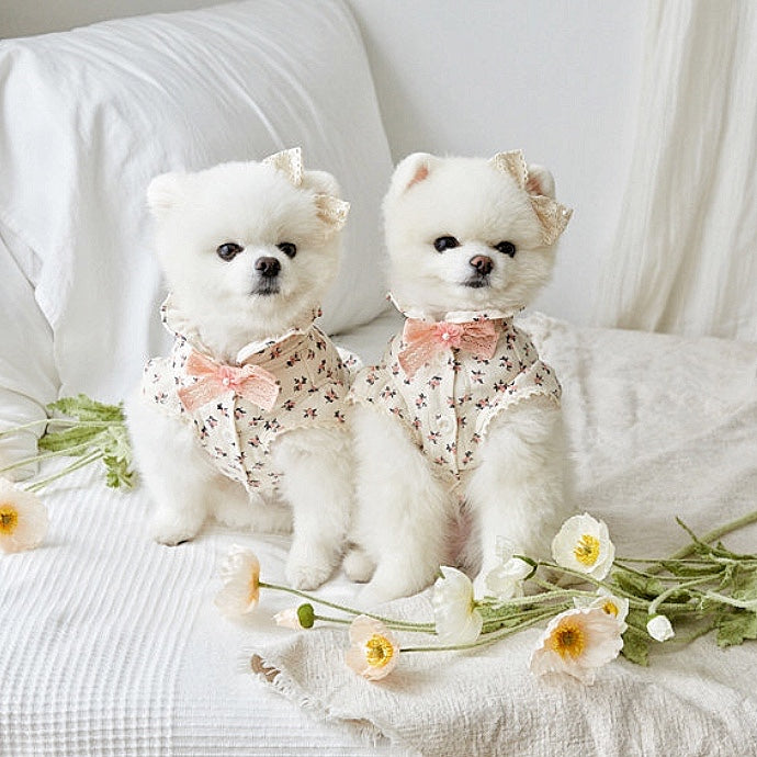 Pets&Me Floral Shirt-3types[韩国Pets&Me春日碎花系列-3款可选] image 4