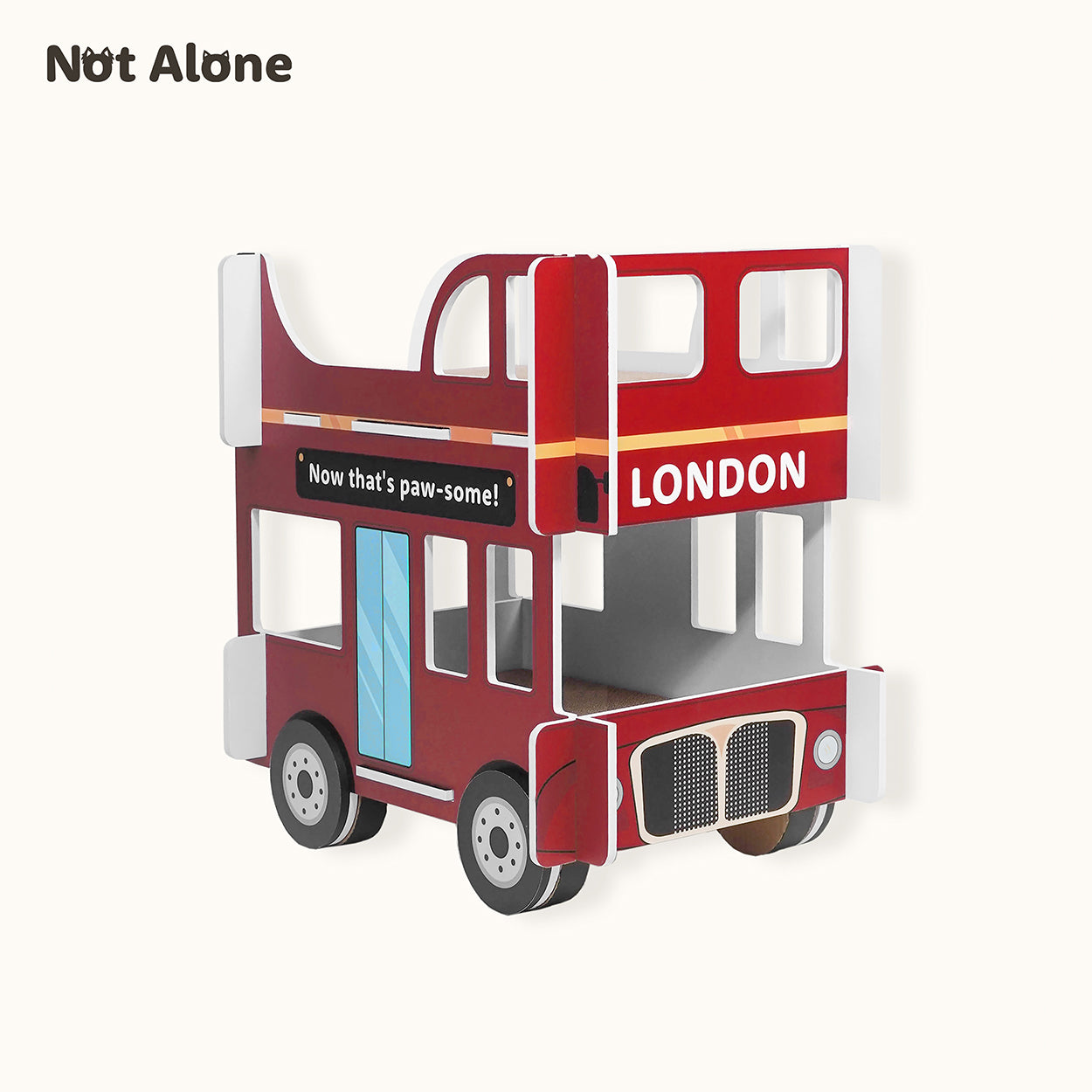 NotAlone-London Bus Cat Scratching Board[不孤岛-伦敦双层巴士猫抓板:可购买替换装] image 4