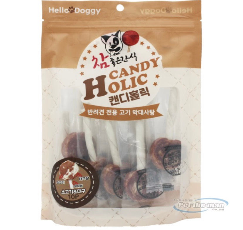 HelloDoggy Candy Holic (韩国-hellodoggy咬咬棒10根装(两种味道)) image 2