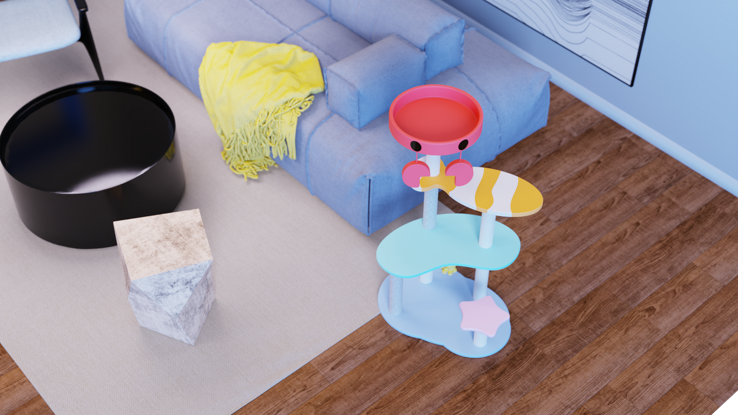 Ocean Cat Playing Frame[海底世界爬架] image 7