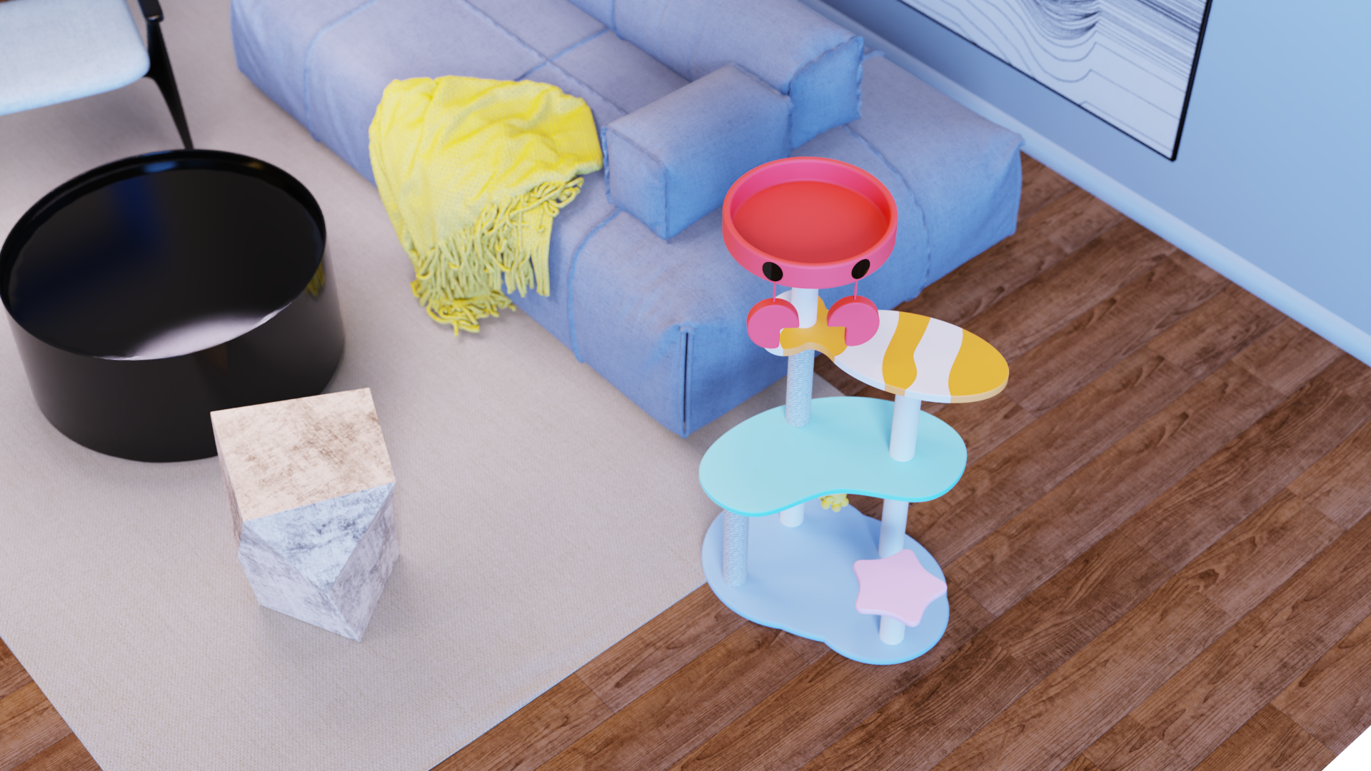 Ocean Cat Playing Frame[海底世界爬架] image 7