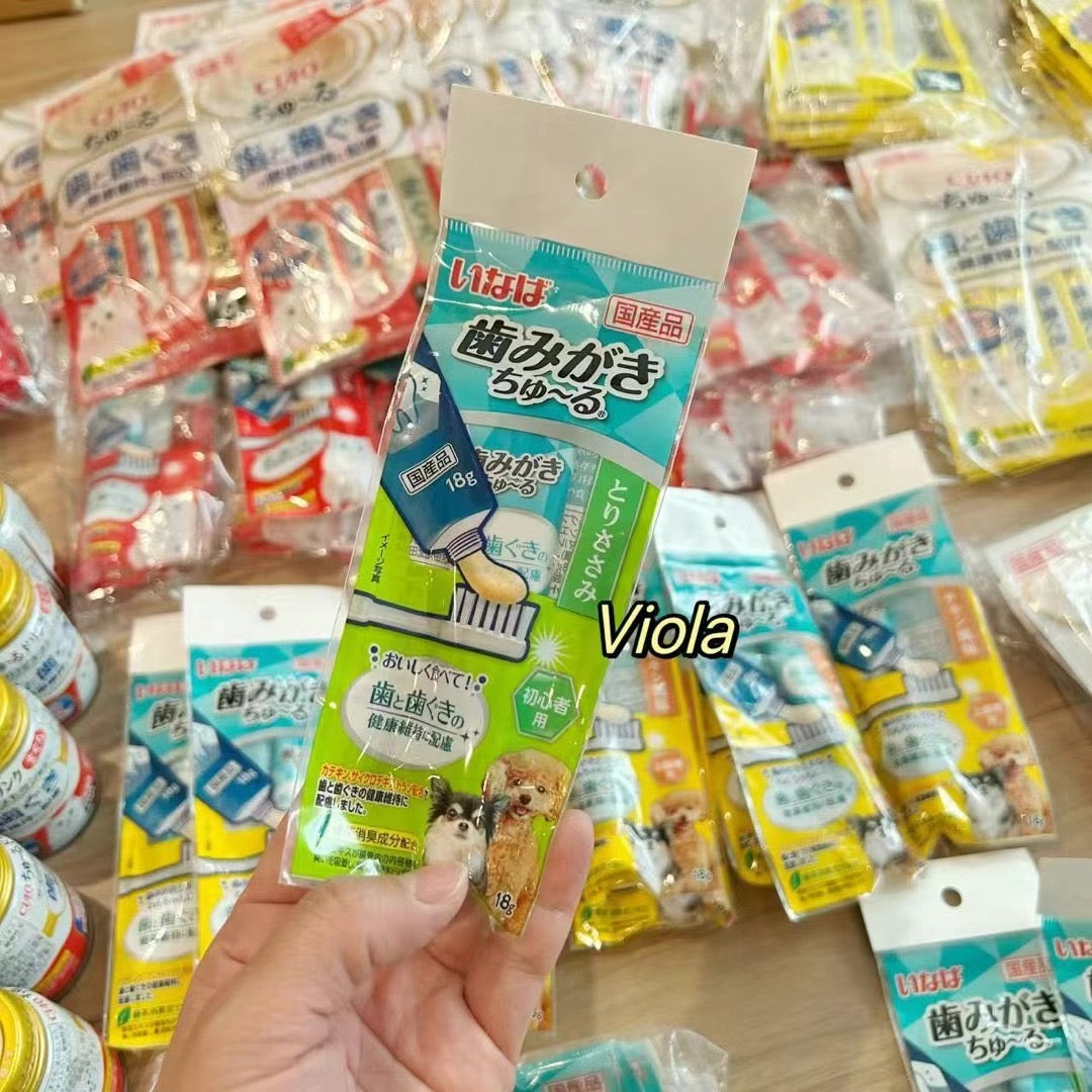 INABA-Non-Wash Dog Toothpaste:2Types[INABA-肉泥免洗牙膏犬用:2款] image 4