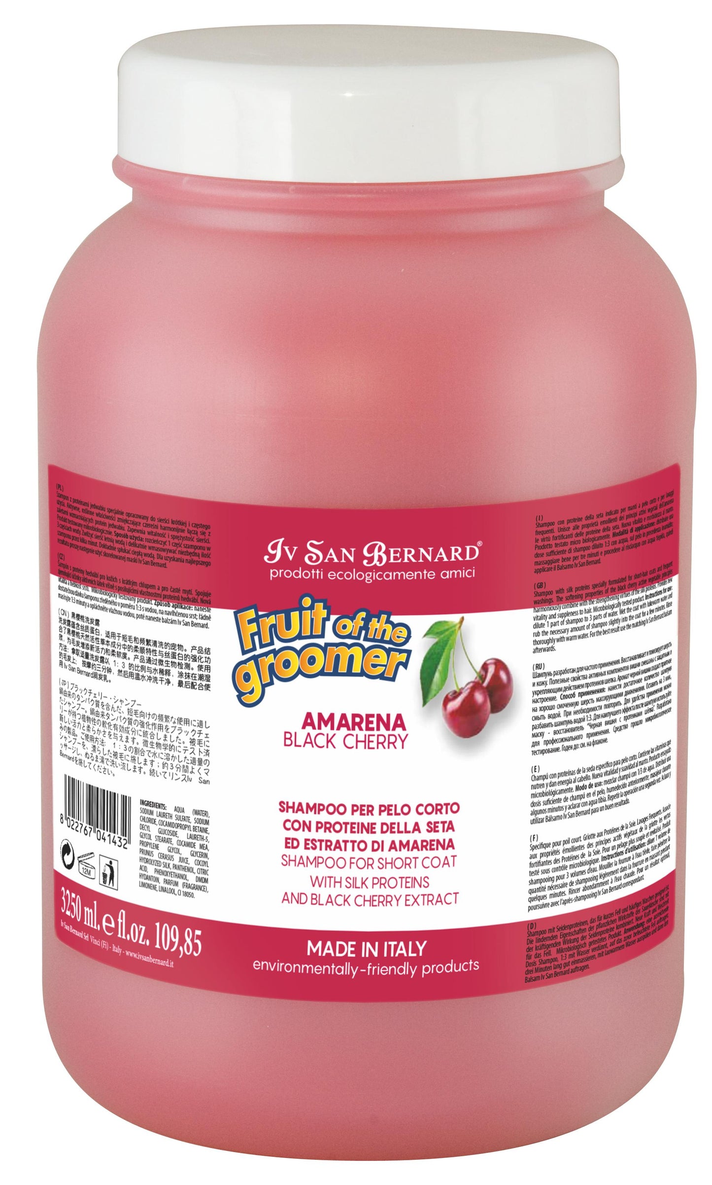 Iv San Bernard-Fruit: BlackCherry SH/CON[伊珊娜-水果系列: 黑樱桃香波/护毛素] image 5