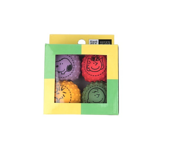 Snoopy Safe Latex Sound Ball-4Pieces[韩国Snoopy安全乳胶发声球玩具猫狗通用(4个装)] image 3