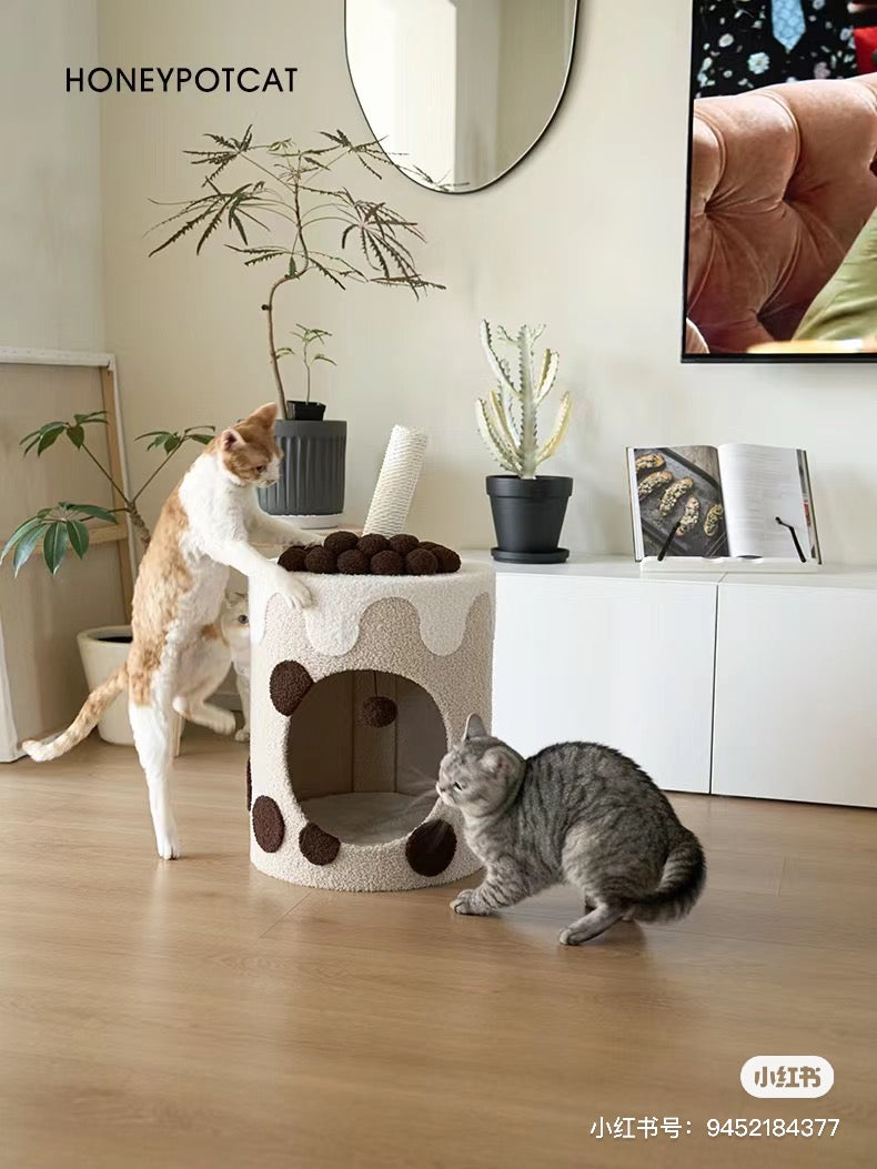 Honeypot Cat-Bubble Milk Tea Cat Nest[蜜罐猫-珍珠奶茶猫窝] image 5