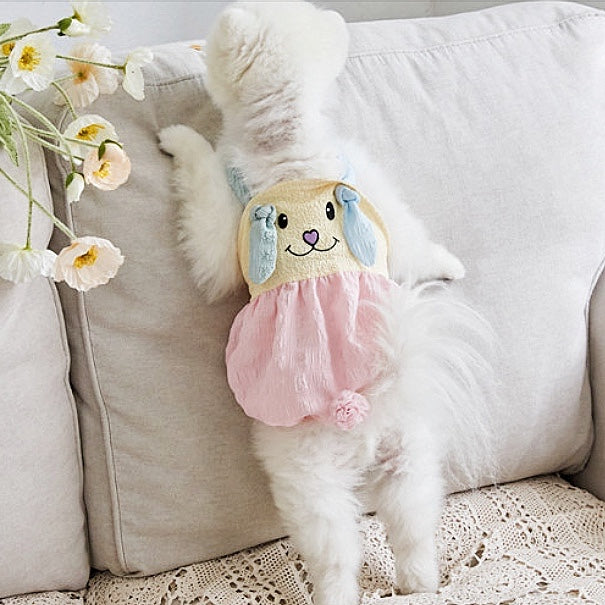 Pets&Me Rabbit Skirt with Hairpin[韩国Pets&Me兔兔南瓜裙(包含发夹)] image 2