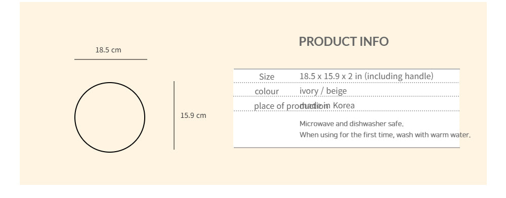 Ba&ttang-Hello Bear Plate:2color[Ba&ttang-Hello Bear宠物盘] image 6