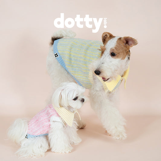 Dotty Lab Contrast striped knitted vest image 0