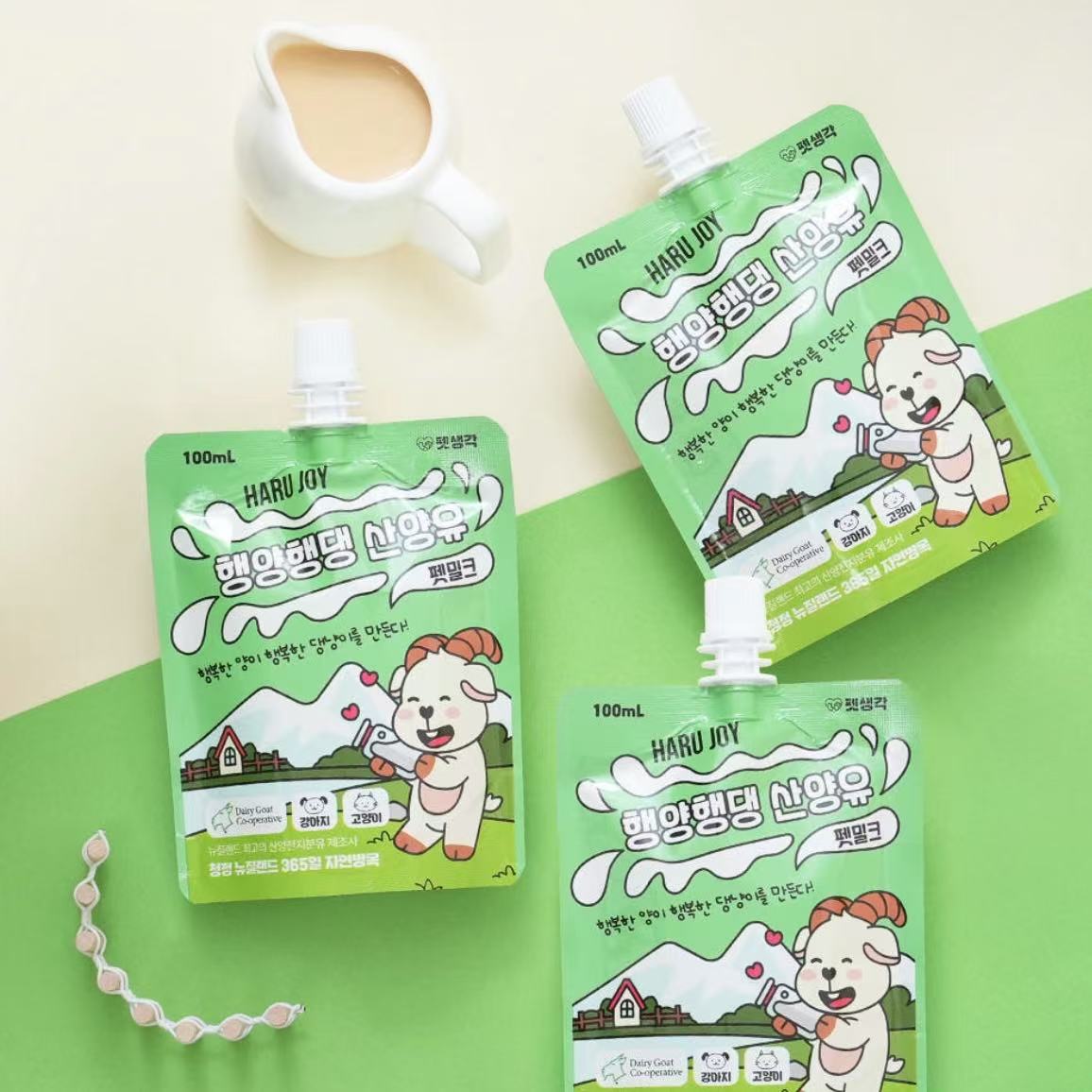 Harujoy-Milk for Cats&Dogs:100ml[快乐奶牛-猫狗兼用宠物奶:100ml] image 1