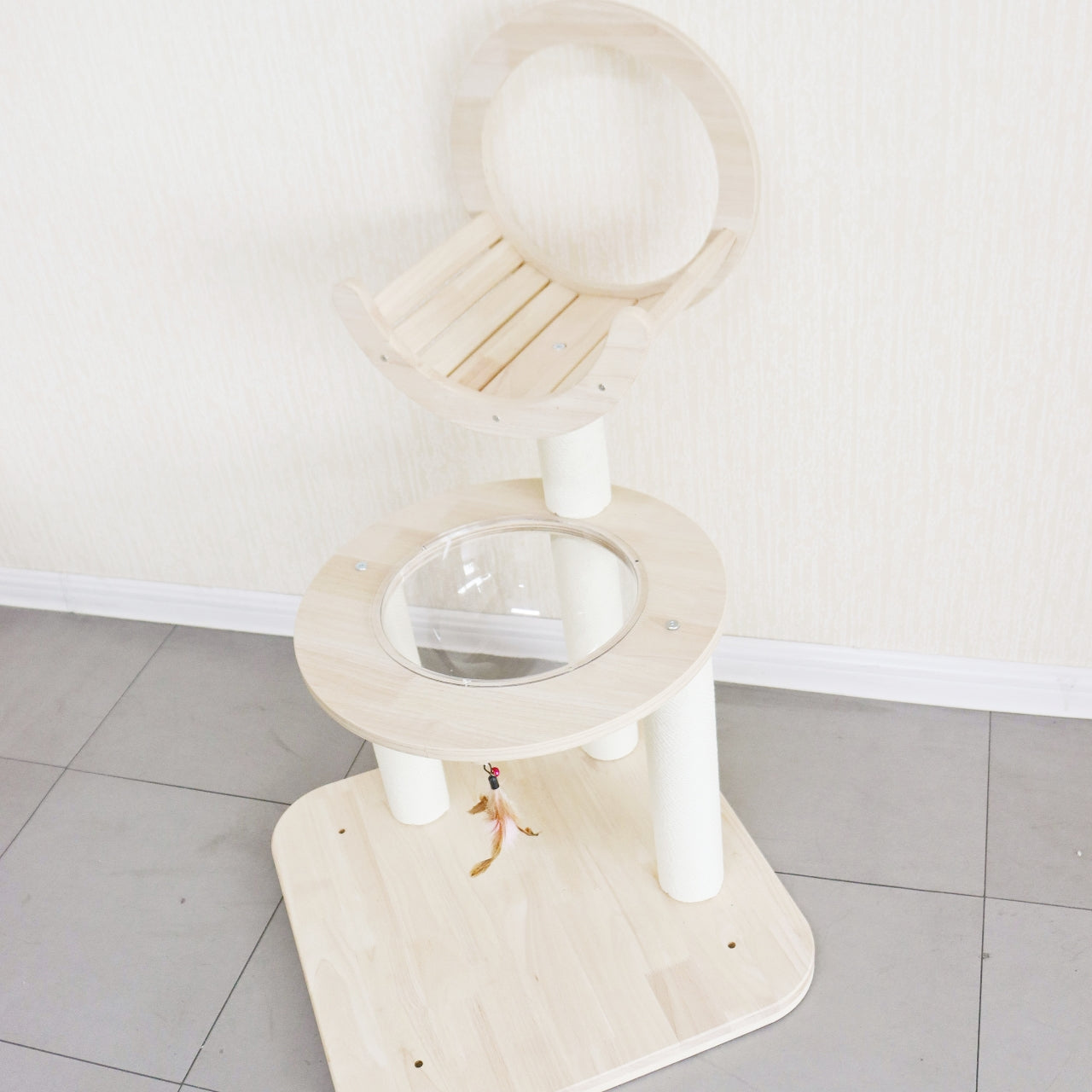 ViolaPets-Lego Cat Tree:143cm-3 Combinations[ViolaPets百变乐高实木猫树:143cm3种组合方式/表面防水] image 2