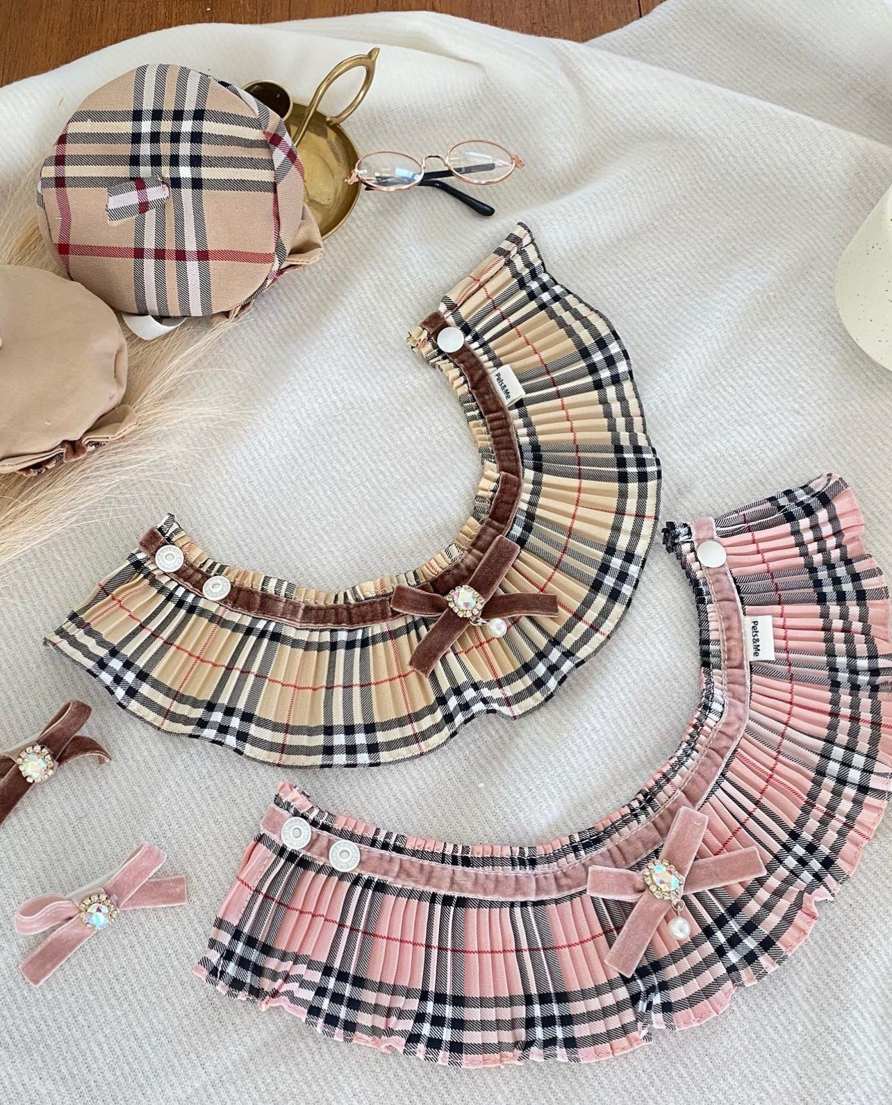 Pets&Me Plaid Scarf[韩国Pets&Me格纹小围脖] image 1