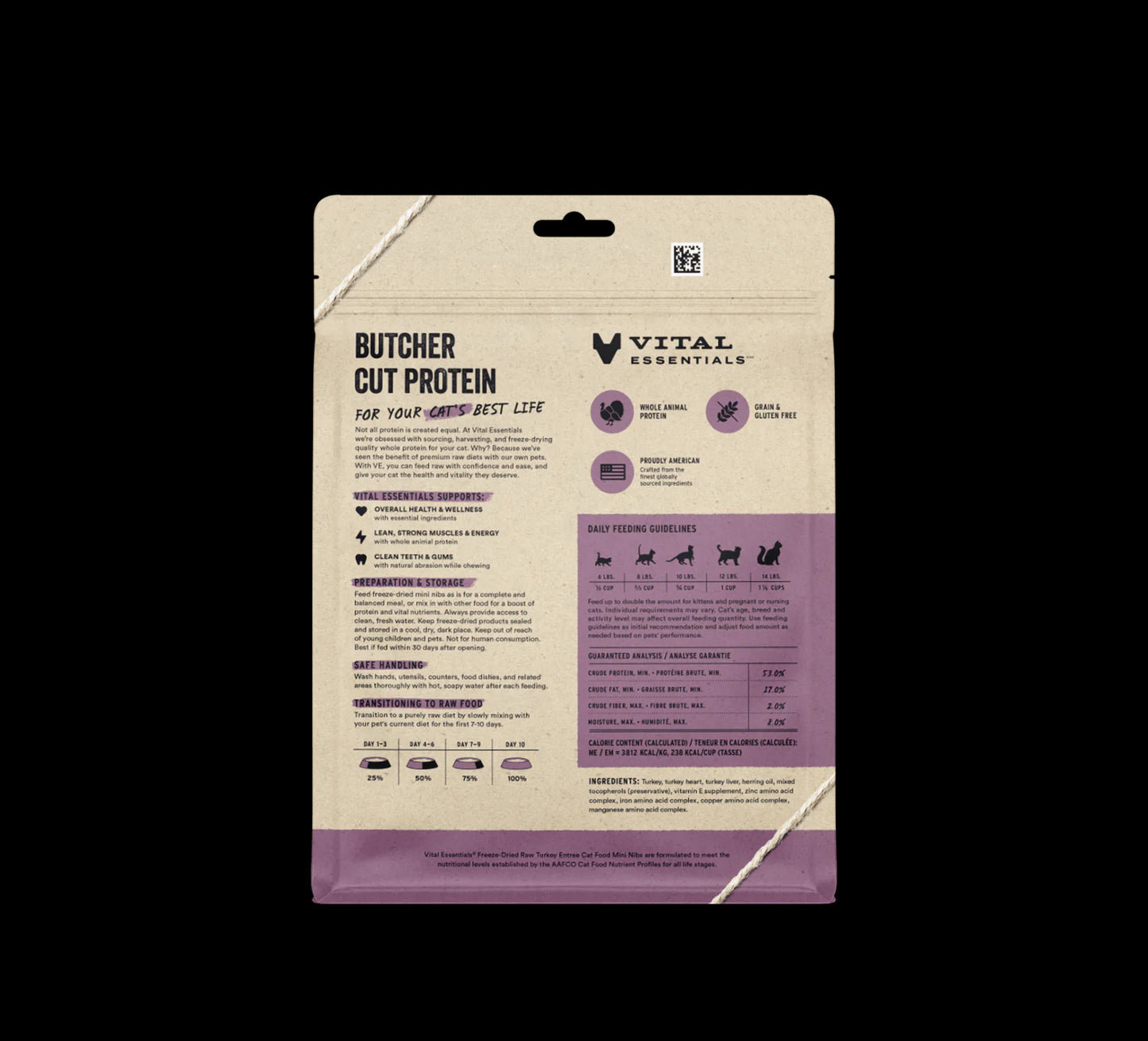 VE Cat-Freeze-Dried-Mini Nibs-12oz-6Tastes-NewEdition[VE猫用肉粒主食冻干-12oz-6种味道] image 6