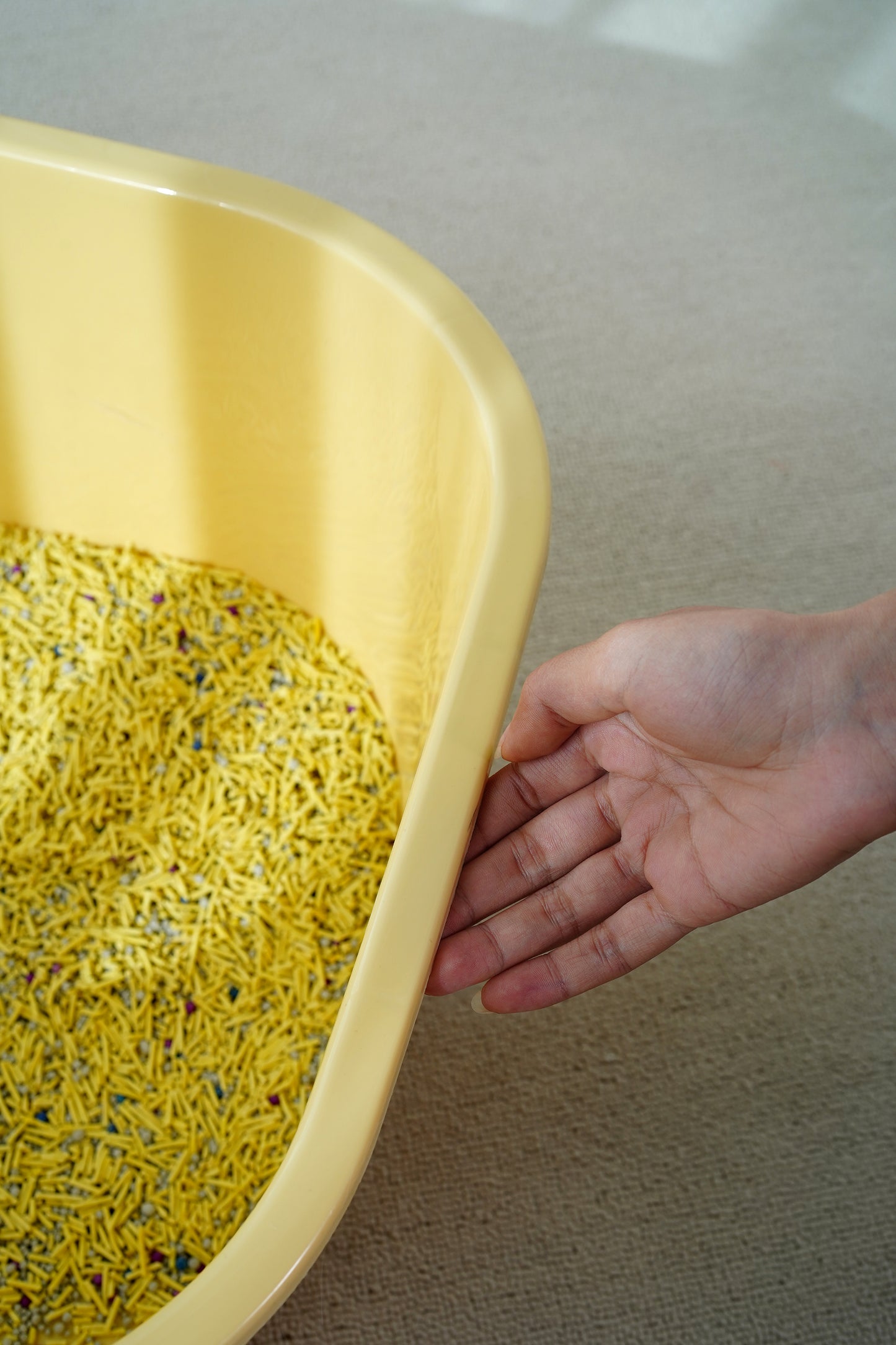 Big Strong Open Cat Litter Box-3 Colours-56x41x22cm[大号敞口猫砂盆-3种颜色-56x41x22cm] image 5