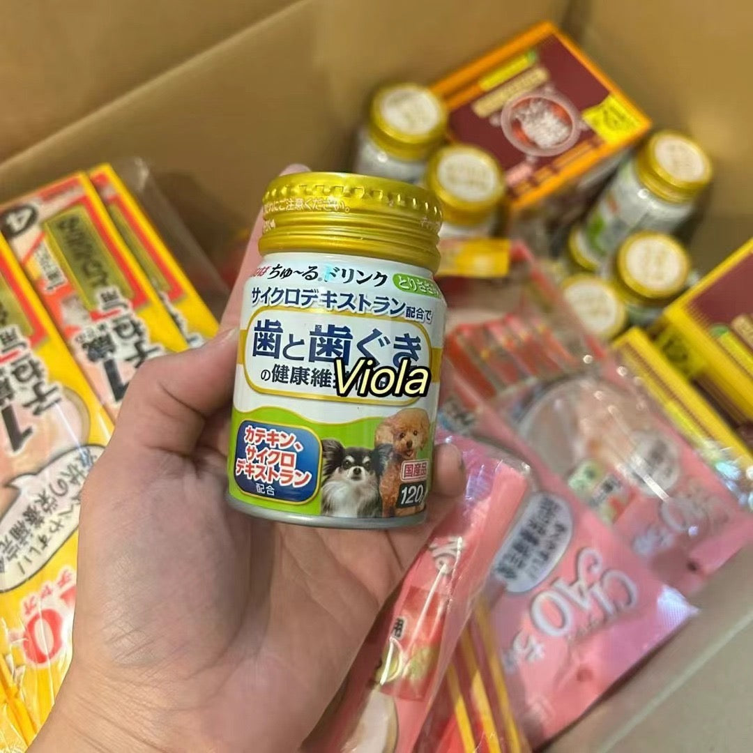 INABA-Oral Health Soup forDog:120g ChickenFlavour[INABA-牙齿&牙龈健康维护汤罐犬用:120g鸡肉味] image 1