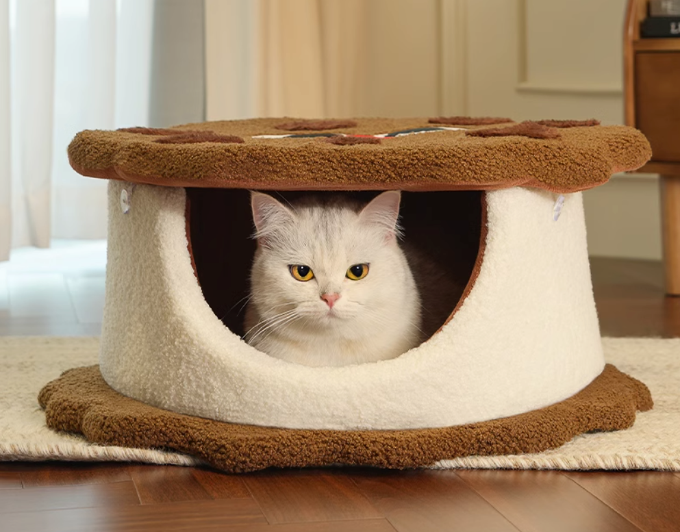 Chocolate Sandwich Cookie Pet Bed-50cm [巧克力夹心饼干宠物窝-50cm] image 2