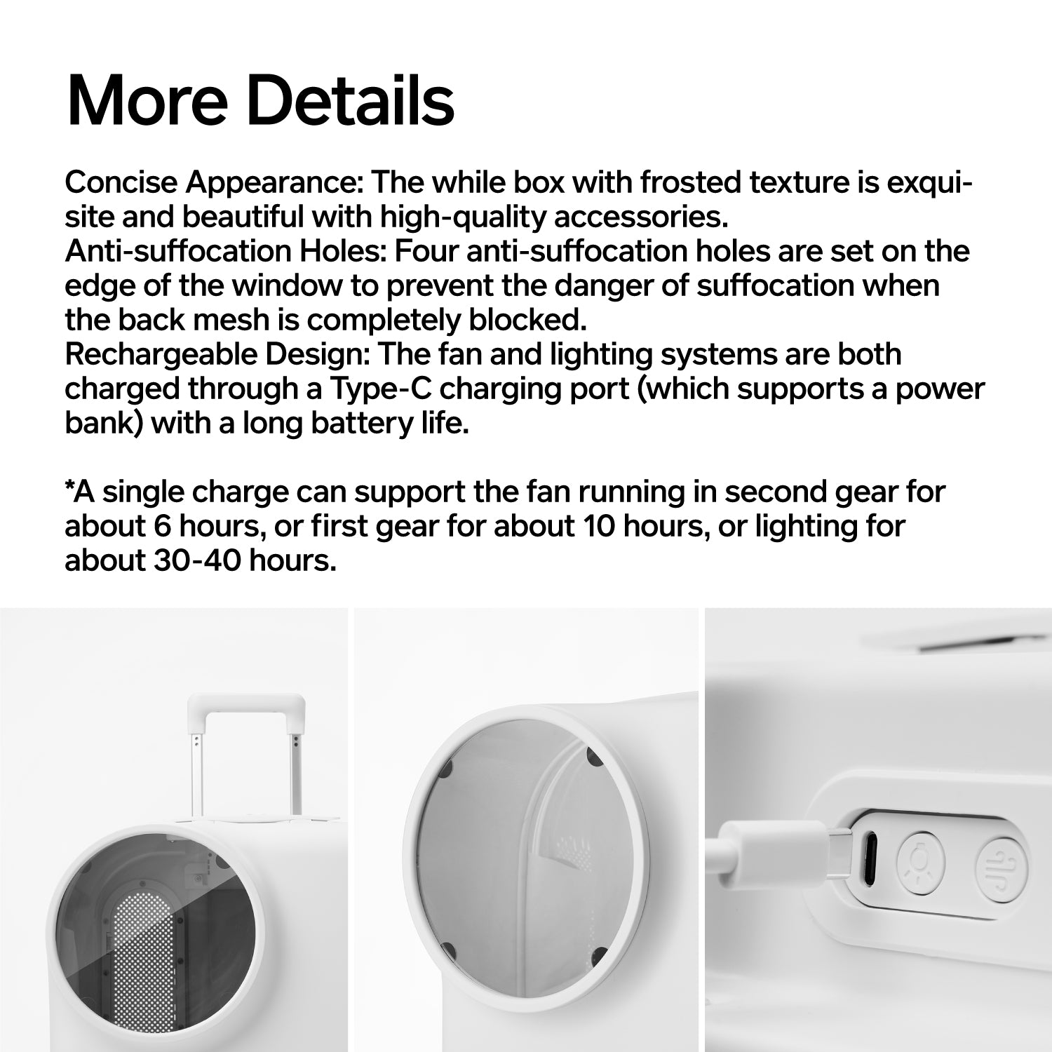 Pidan Wheeled Pet Carrier-With Ventilation[pidan新风宠物出行箱] image 4