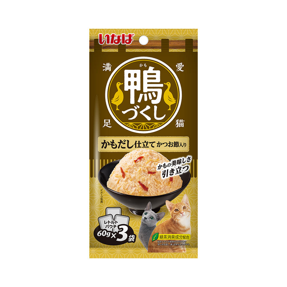 NEW!CIAO Full of Duck Pouch-60gx3sachets[CIAO新品-满满鸭肉餐包-60gx3袋]