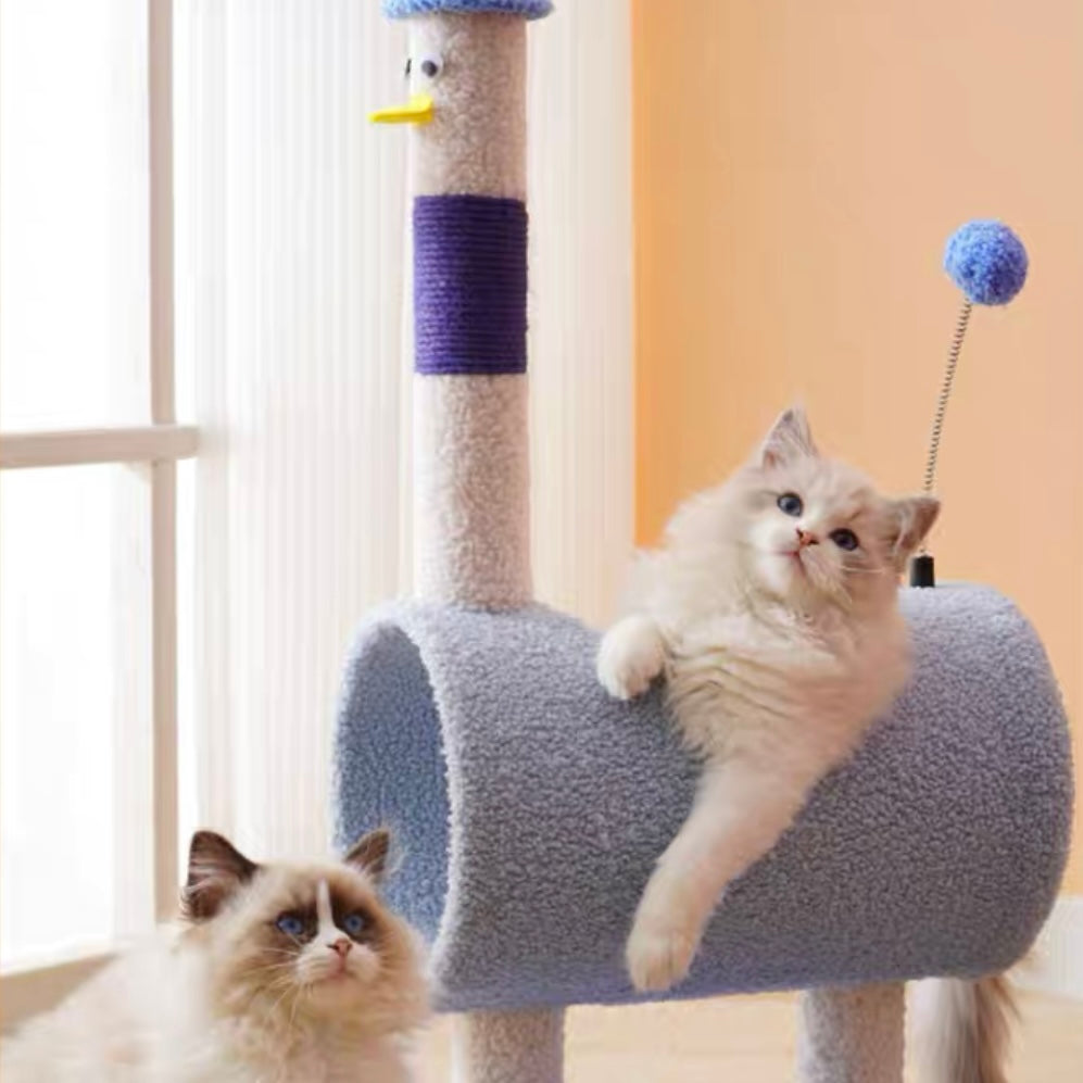 Animal Series Scratcher Post-4Types[小动物系列抓柱玩具-4种小黄鹿/绅士鸡/小笨驼/小丑牛] image 6