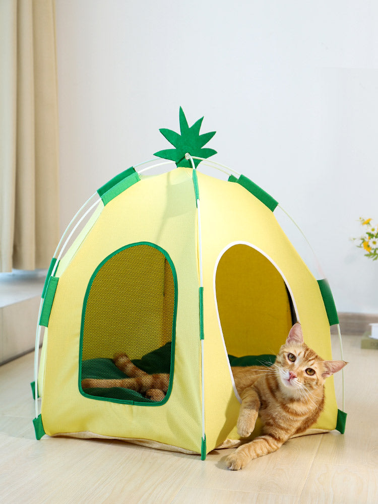Pet Pineapple Big Tent-75x65cm[菠萝宠物大帐篷-75x65cm] image 9