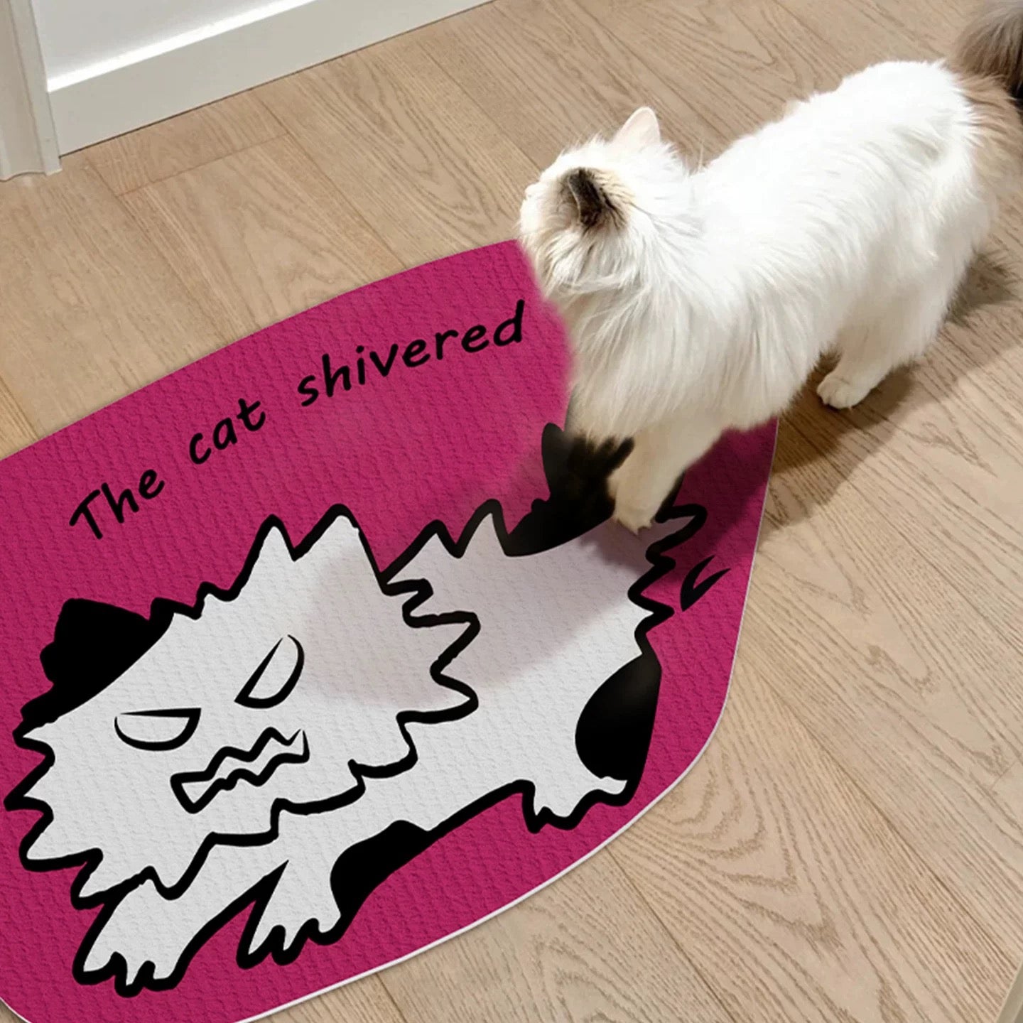 Furry Cat Scratching Pad-with Sticker[炸毛猫抓垫-可粘贴款]