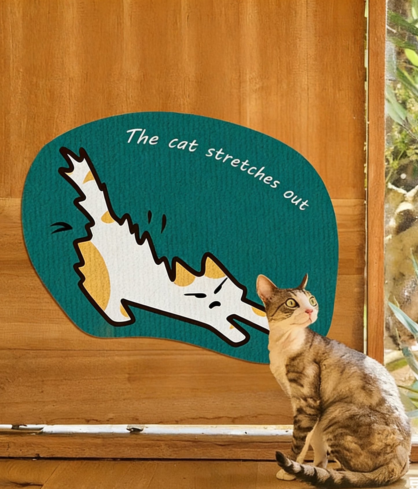 Furry Cat Scratching Pad-with Sticker[炸毛猫抓垫-可粘贴款]