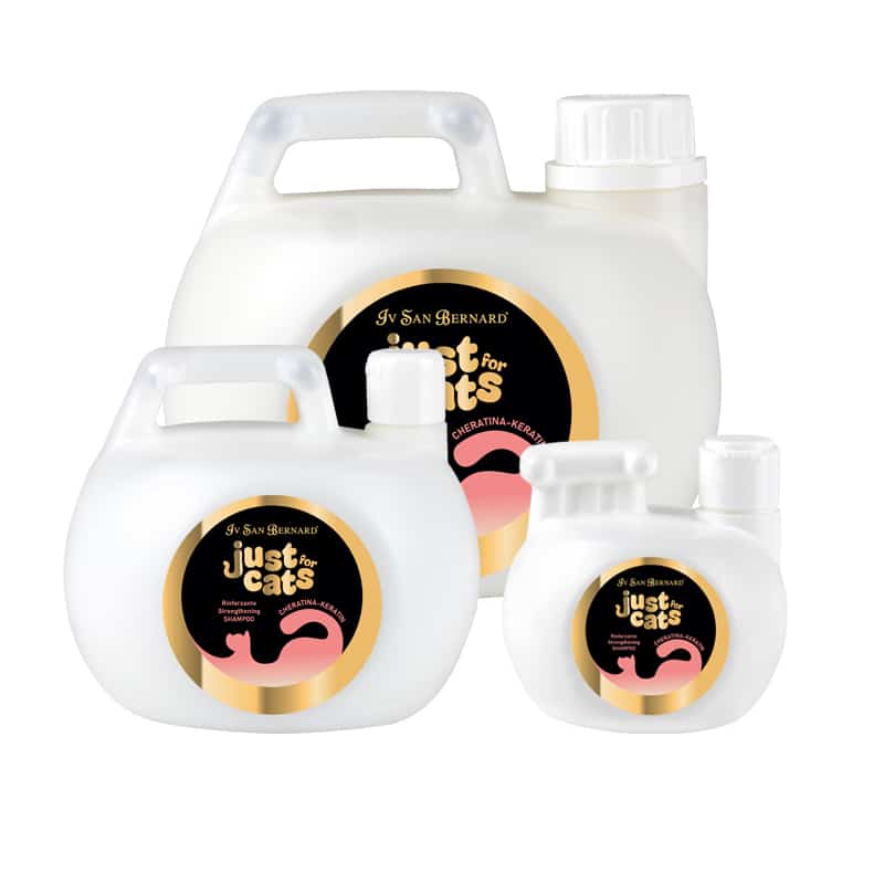 Iv San Bernard-Just for Cats: Keratin SH/CON w Pump[伊珊娜-猫猫专属: 强健毛发香波/护毛素-配泵头] image 1