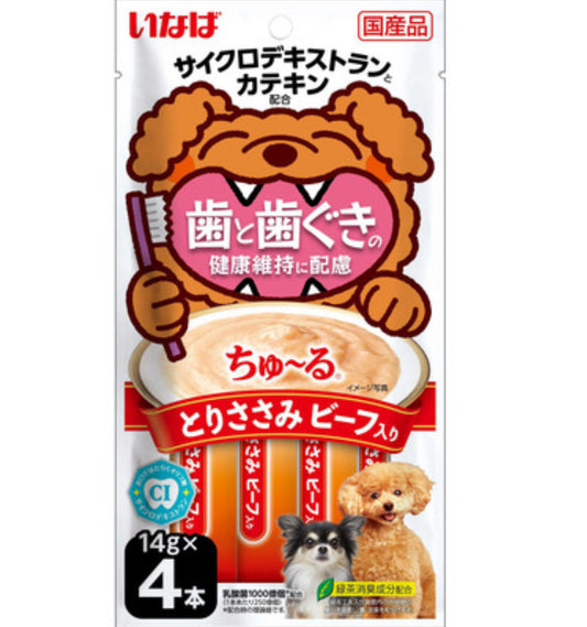 NEW!INABA-Dental Care Meat Stick 2Flavors[NEW!INABA-护牙护齿肉条2种味道] image 0