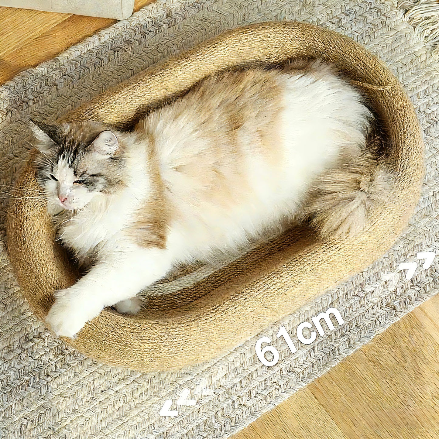 Simple Sisal Pet Bed[简约款深凹椭圆盆麻垫款]
