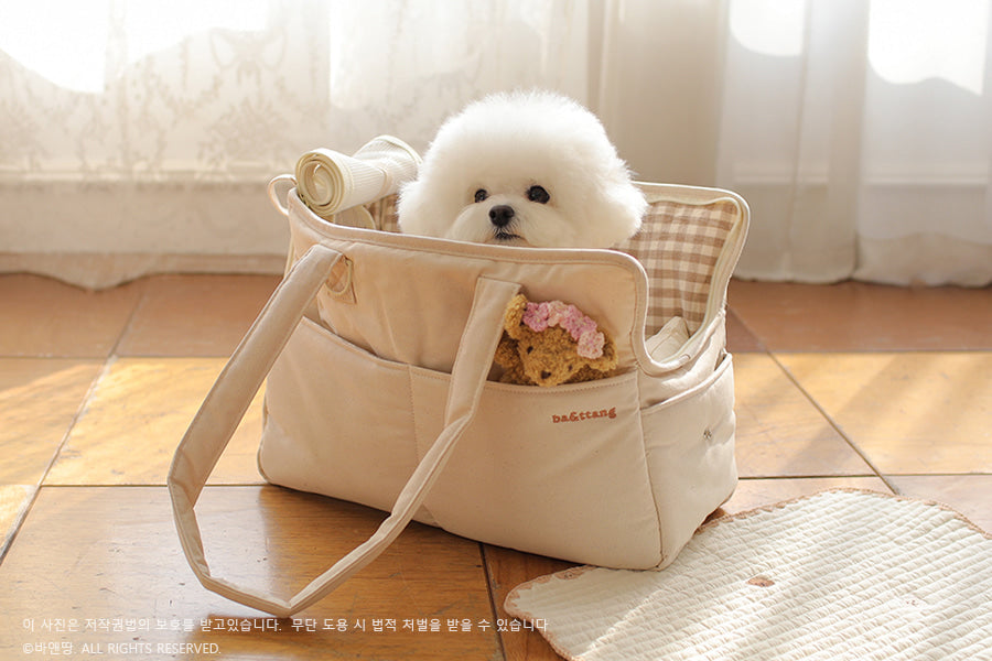 Ba&ttang-Check Two in One Shoulder Bag:ivory[Ba&ttang-两用单肩包:象牙白] image 6