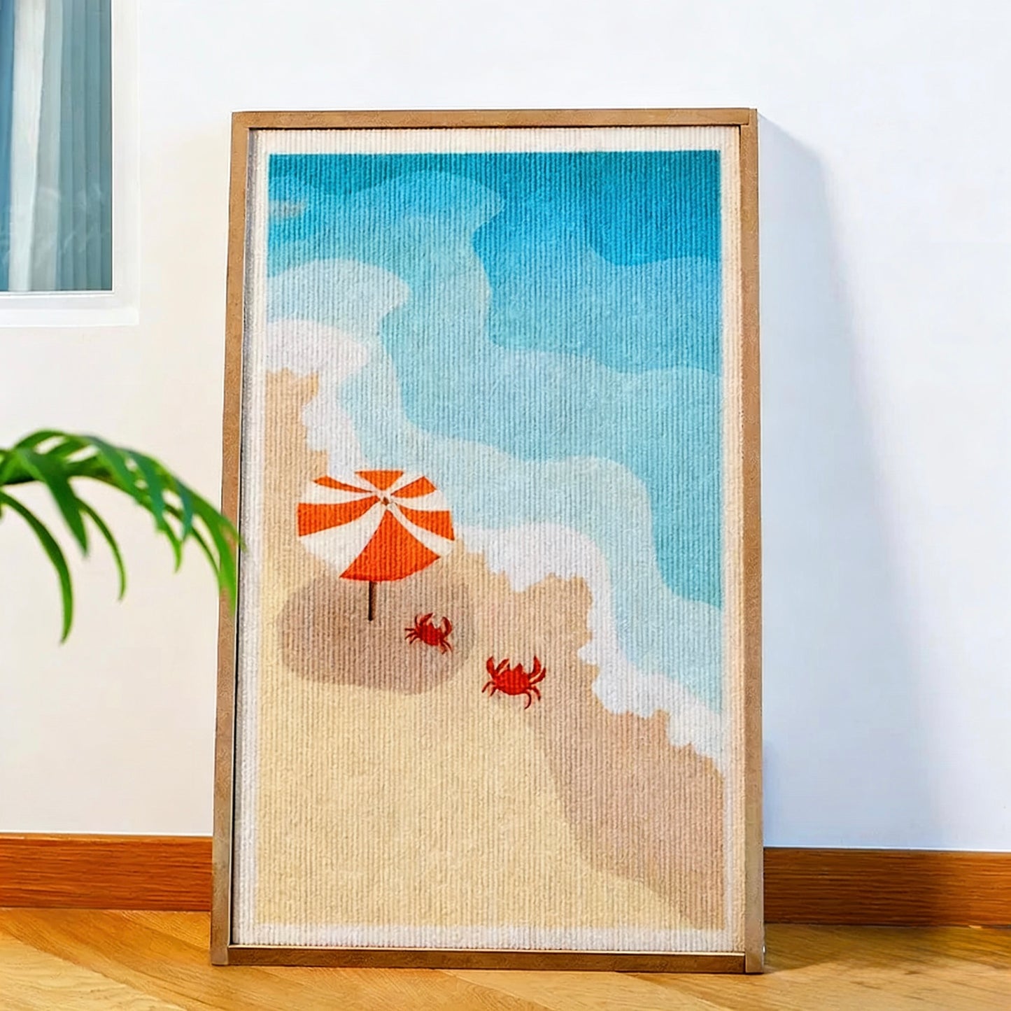 Wall/Corner/Sofa Scratching Pad-Beach Pattern[沙滩靠墙/沙发猫抓板]