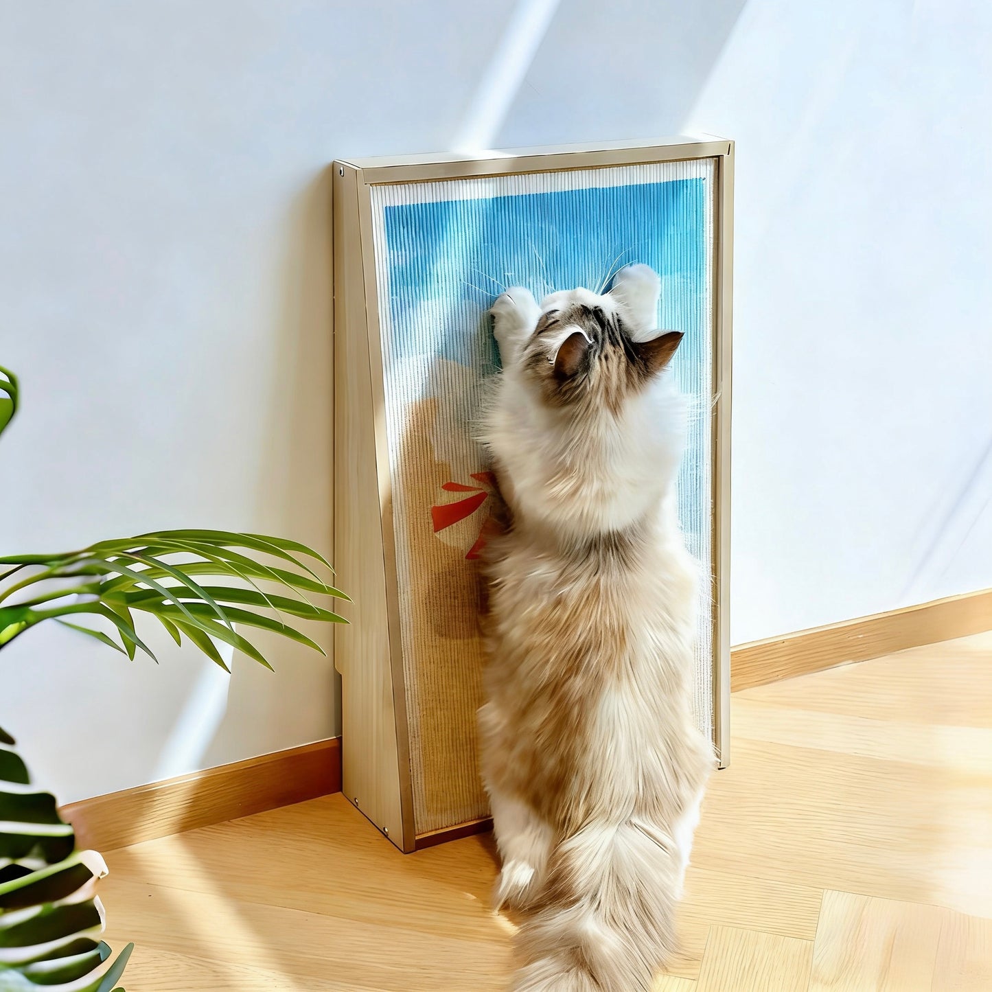 Wall/Corner/Sofa Scratching Pad-Beach Pattern[沙滩靠墙/沙发猫抓板]