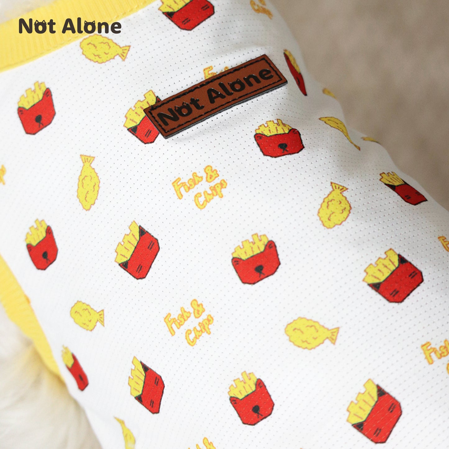 NotAlone-London Trip Pet Vest[不孤岛-伦敦之旅系列炸鱼薯条宠物凉凉衣] image 4