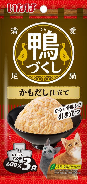 NEW!CIAO Full of Duck Pouch-60gx3sachets[CIAO新品-满满鸭肉餐包-60gx3袋]