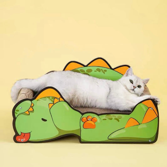 Sleeping Dragon Scratching Board[呆呆龙猫抓板猫窝] image 0