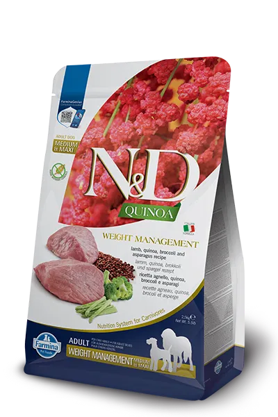Farmina Dog N&D Quinoa Weight Management Lamb Adult[法米娜N&D藜麦系列羊肉体重管理配方-成犬粮] image 0