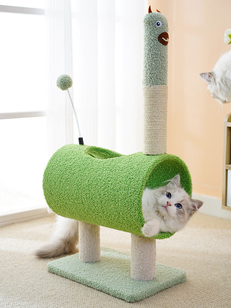 Animal Series Scratcher Post-4Types[小动物系列抓柱玩具-4种小黄鹿/绅士鸡/小笨驼/小丑牛] image 12